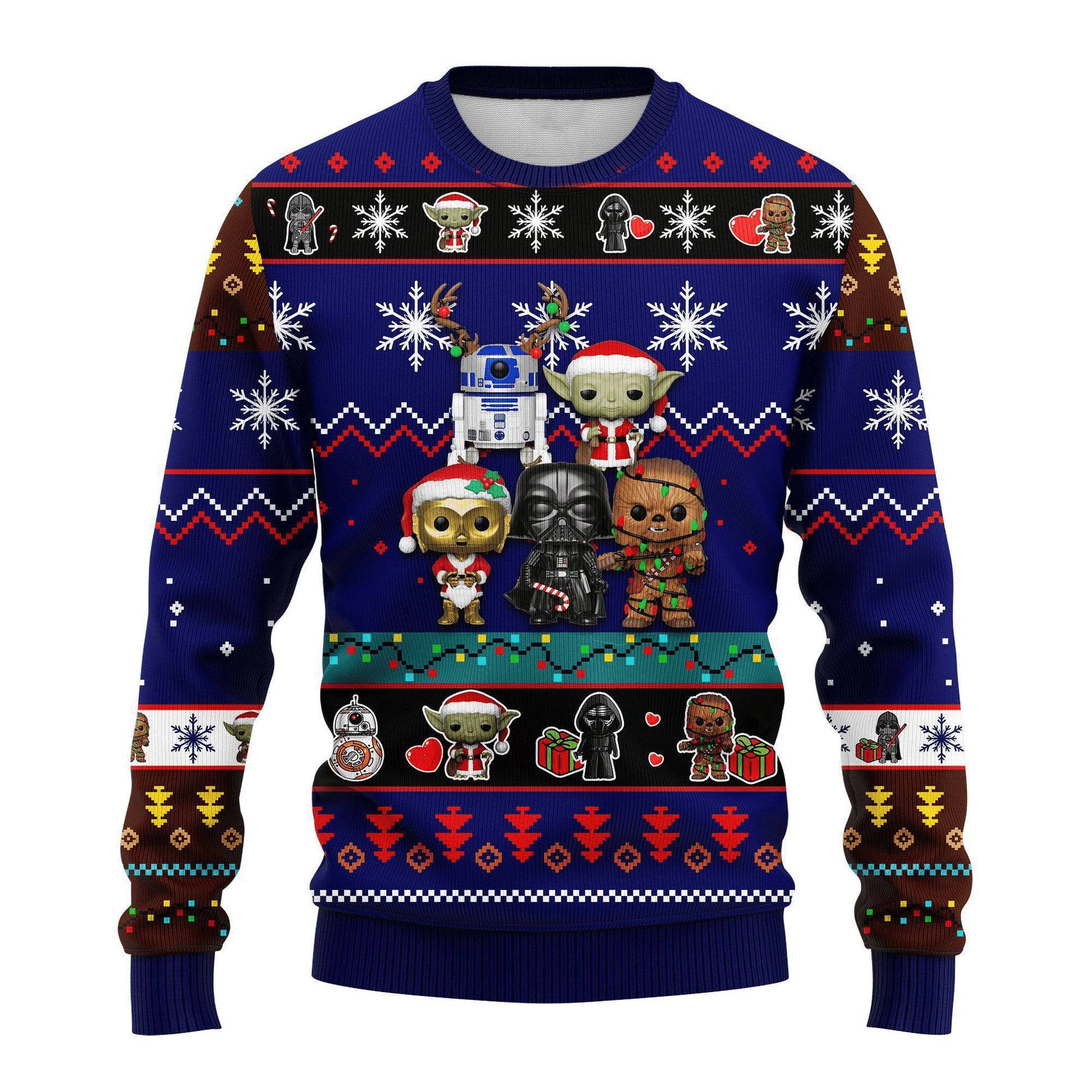Star Wars 2 Ugly Sweater Gifts, Star Wars Gift Fan Ugly Sweater