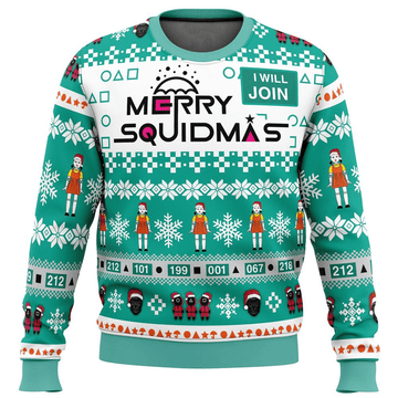 Squid Game Series 6 Ugly Sweater Gifts, Squid Game Series Gift Fan Ugly Sweater