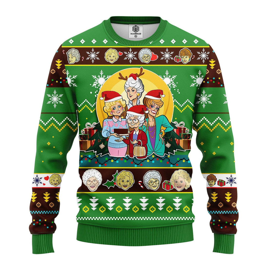 Merry Xmas The Golden Girls Gifts Ugly Christmas Sweater 269