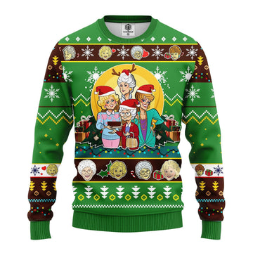 Merry Xmas The Golden Girls Gifts Ugly Christmas Sweater 269