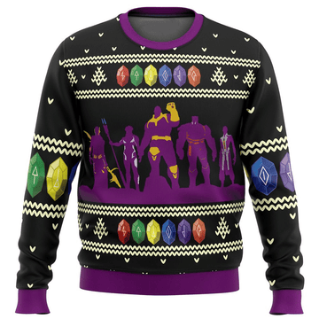 Thanos Marvel Ugly Sweater Gifts, Thanos Marvel Gift Fan Ugly Sweater