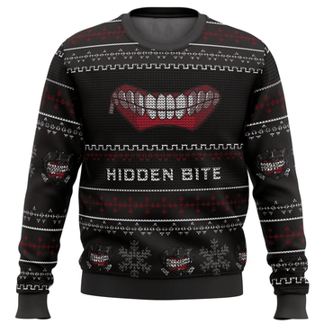 Tokyo Ghoul Anime Hidden Bite 2 Ugly Sweater Gifts, Tokyo Ghoul Anime Gift Fan Ugly Sweater