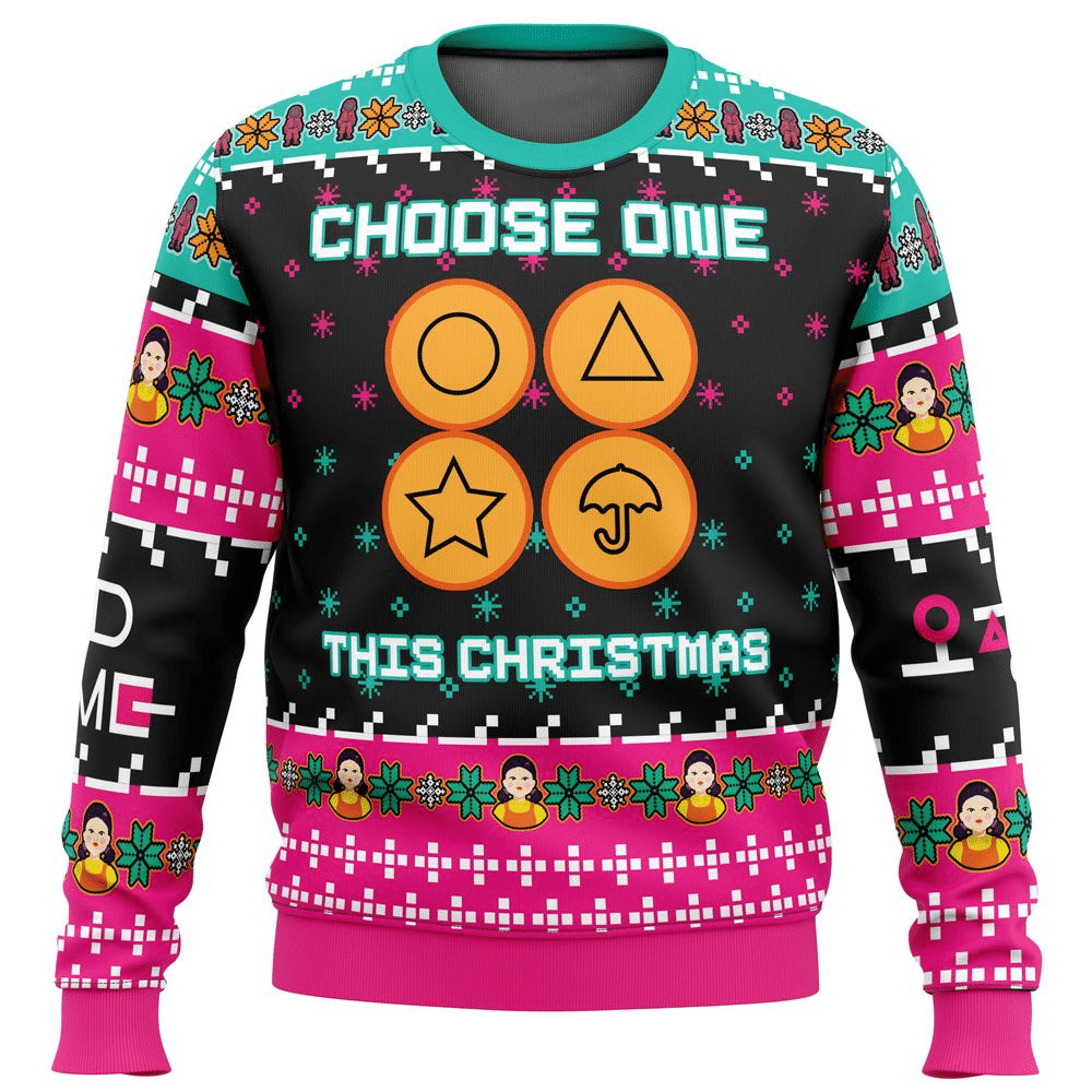 Squid Game Series 8 Ugly Sweater Gifts, Squid Game Series Gift Fan Ugly Sweater