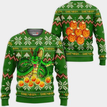 Shenron Anime Dragon Ball Xmas 1k83 Sweater,dragon Ball Anime Xmas Christmas Gift Fan