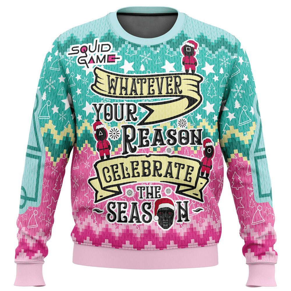 Squid Game Series 7 Ugly Sweater Gifts, Squid Game Series Gift Fan Ugly Sweater