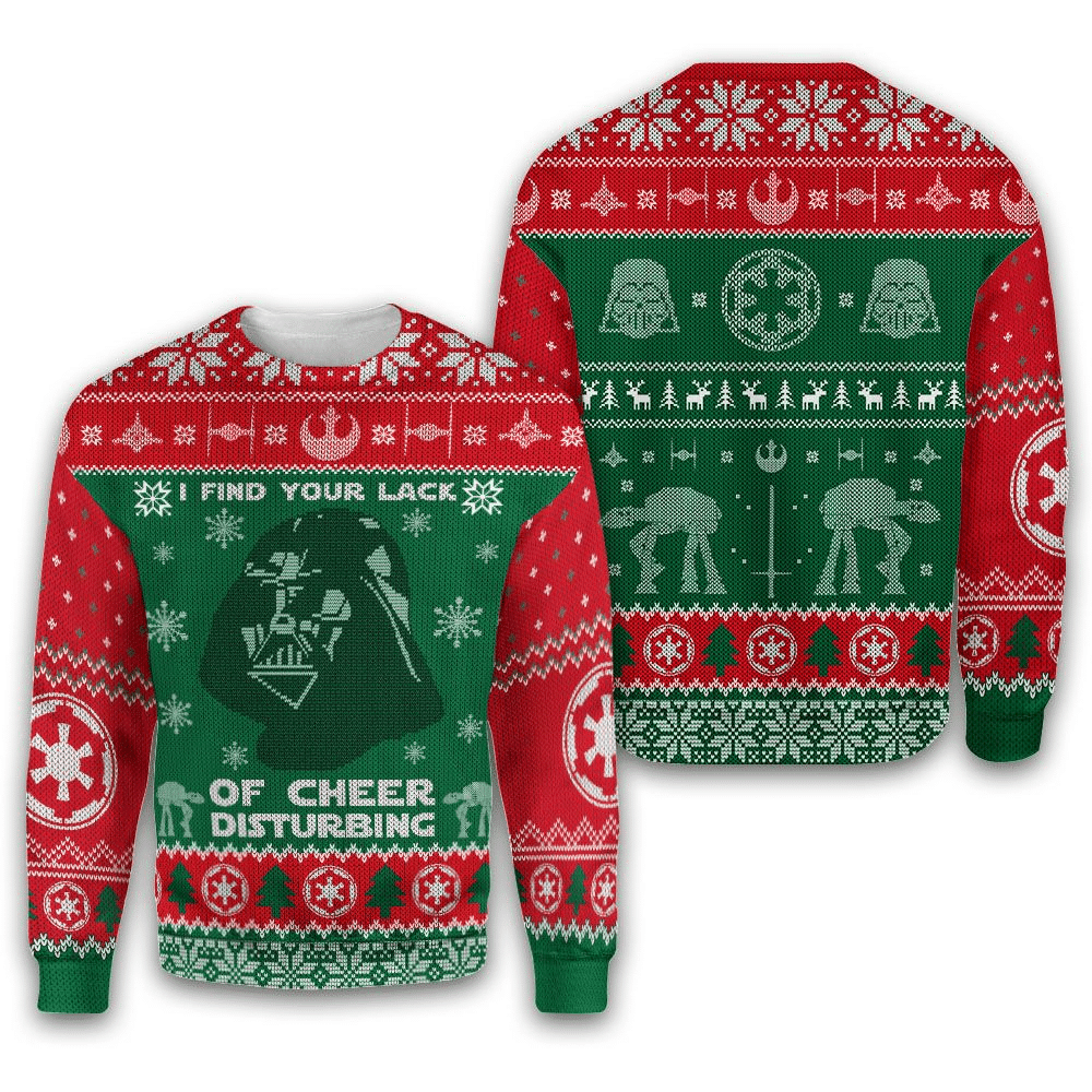 Star Wars Darth Vader Ugly Sweater Gifts, Star Wars Gift Fan Ugly Sweater