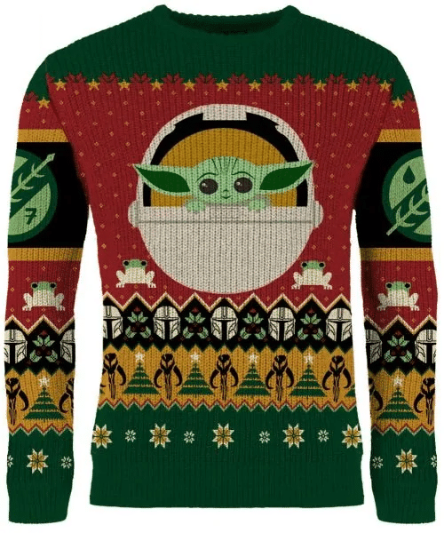 Star Wars Baby Yoda Grogu Christmas Sweater, Baby Yoda Christmas Gift,baby Yoda Christmas Shirt