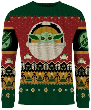 Star Wars Baby Yoda Grogu Christmas Sweater, Baby Yoda Christmas Gift,baby Yoda Christmas Shirt