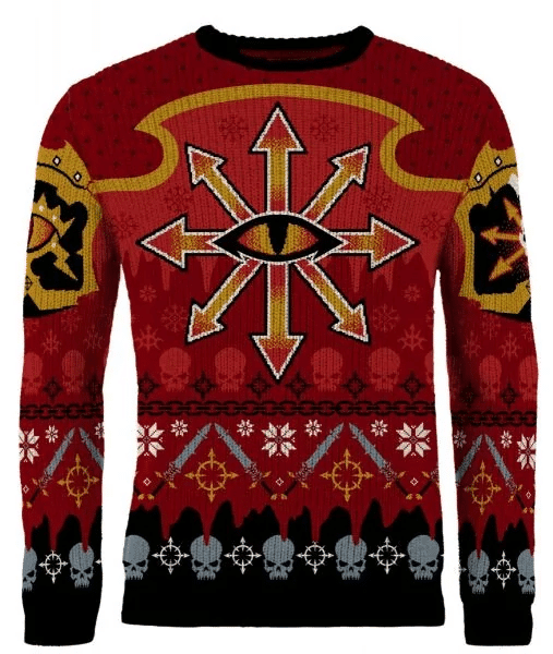 Warhammer 40,000 Chaos Reigns Khorne Christmas Sweater,warhammer 40,000 Christmas Gift,warhammer 40,000 Christmas Shirt