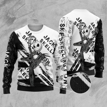 Jack Skellington 2 Ugly Sweater, Jack Skellington Christmas Gift, Jack Skellington Nightmare Before Christmas Shirt