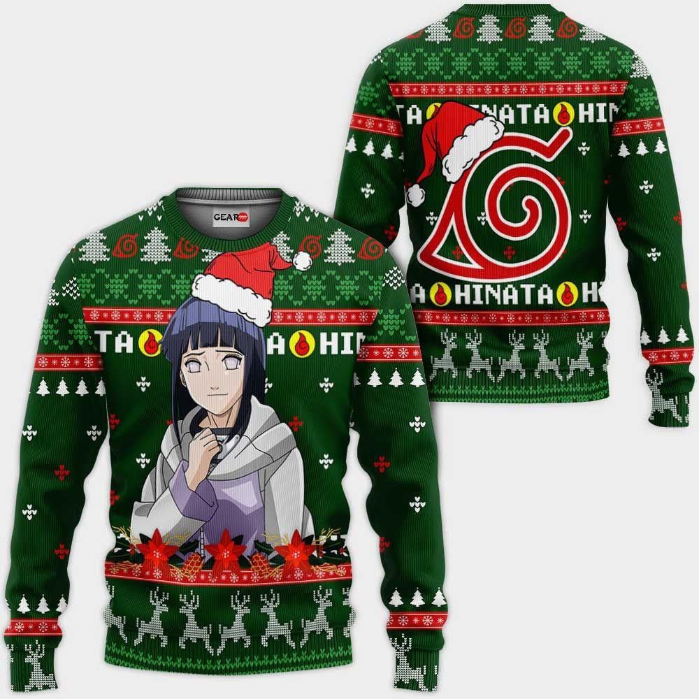 Hinata Hyuga Ugly Christmas Naruto Anime Xmas 1k447 Gifts ,naruto Anime Xmas Christmas Gift Fan
