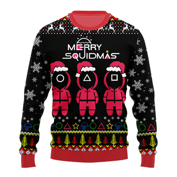 Squid Game Series Christmas 14 Ugly Sweater Gifts, Squid Game Series Gift Fan Ugly Sweater