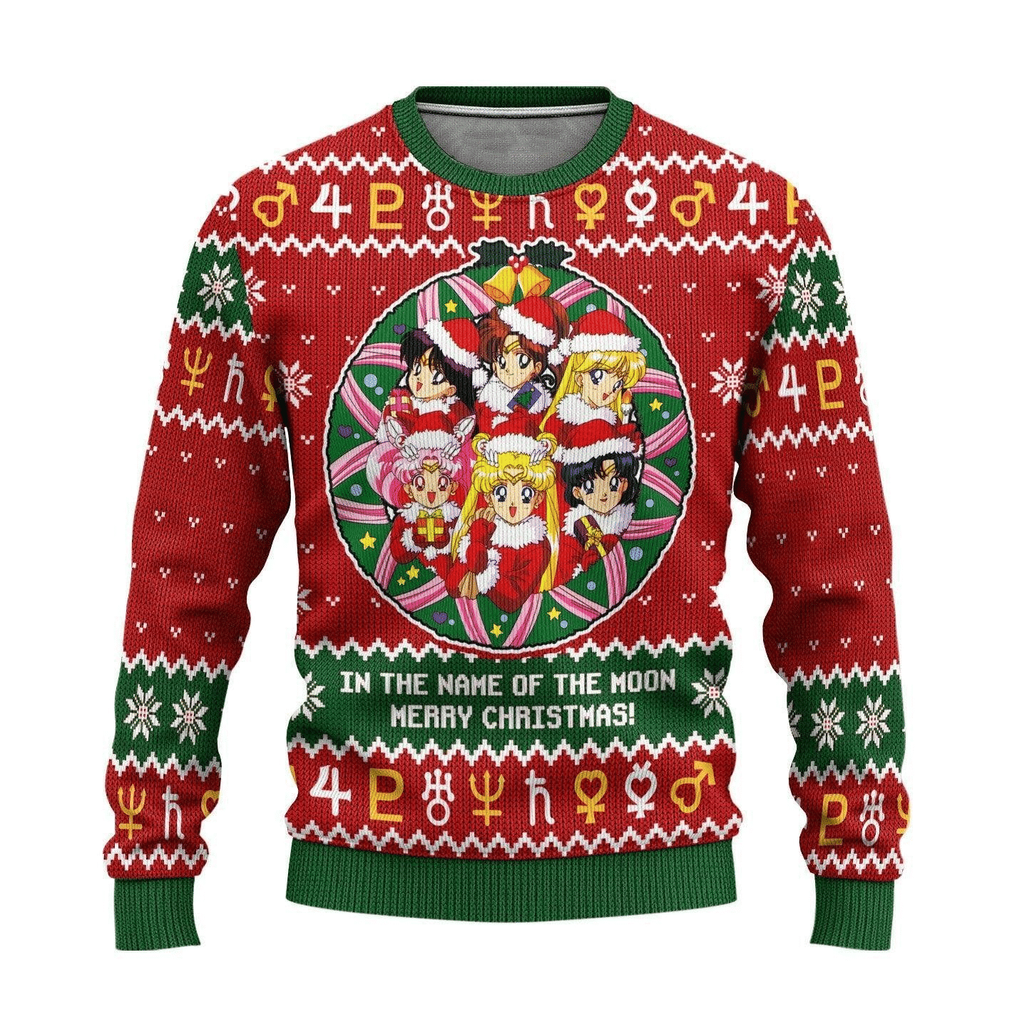 Sailor Moon Anime 6 Ugly Sweater Gifts, Sailor Moon Anime Gift Fan Ugly Sweater