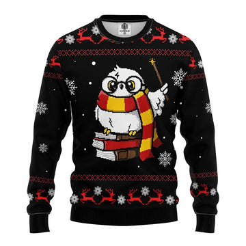 Magic Owl Harry Potter Ugly Christmas Sweater 268