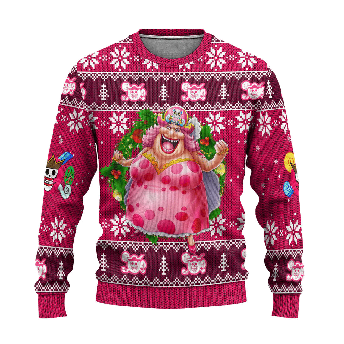 One Piece Anime Charlotte Linlin 63 Ugly Sweater, One Piece Anime Gift Fan Ugly Sweater