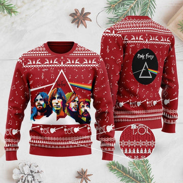 Rock Music Pink Floyd Band Ugly Sweater, Pink Floyd Band Christmas Sweater, Pink Floyd Band Lover Gift, Pink Floyd Music Band Shirt