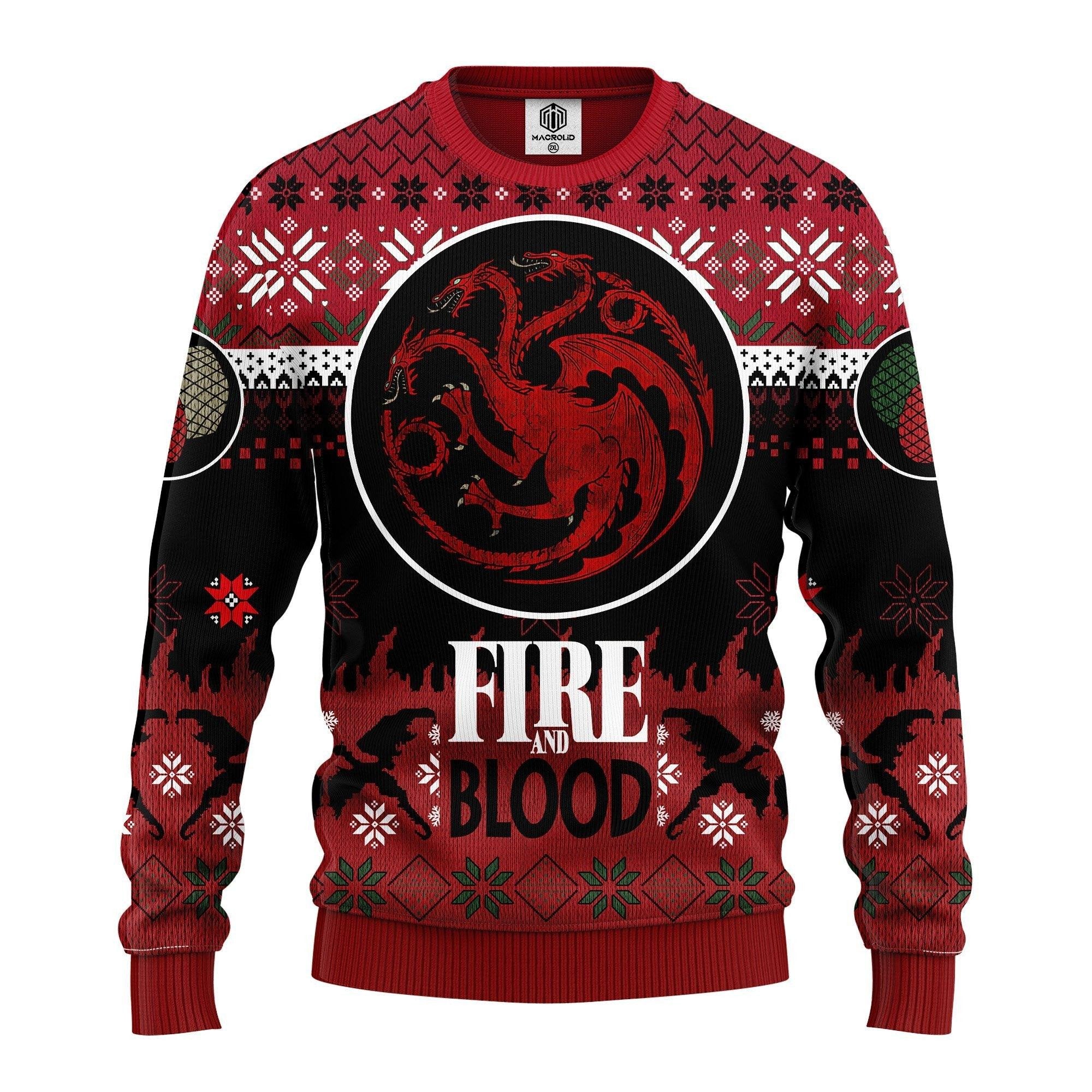Game Of Thrones Targaryen Ugly Christmas Sweater 294