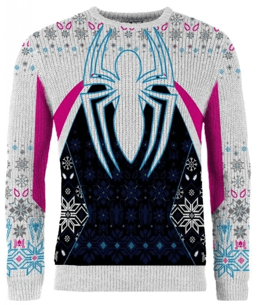 Spider Gwen Ghost Of Multiverse Present Christmas Sweater, Spider-gwen Christmas Gift,spider-gwen Christmas Shirt