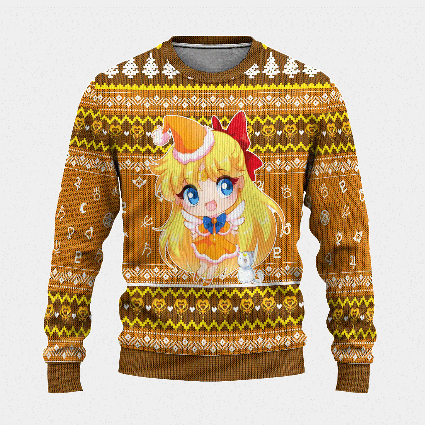 Sailor Moon Anime Sailor Venus 13 Ugly Sweater Gifts,sailor Moon Anime Gift Fan Ugly Sweater