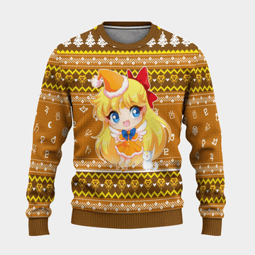 Sailor Moon Anime Sailor Venus 13 Ugly Sweater Gifts,sailor Moon Anime Gift Fan Ugly Sweater