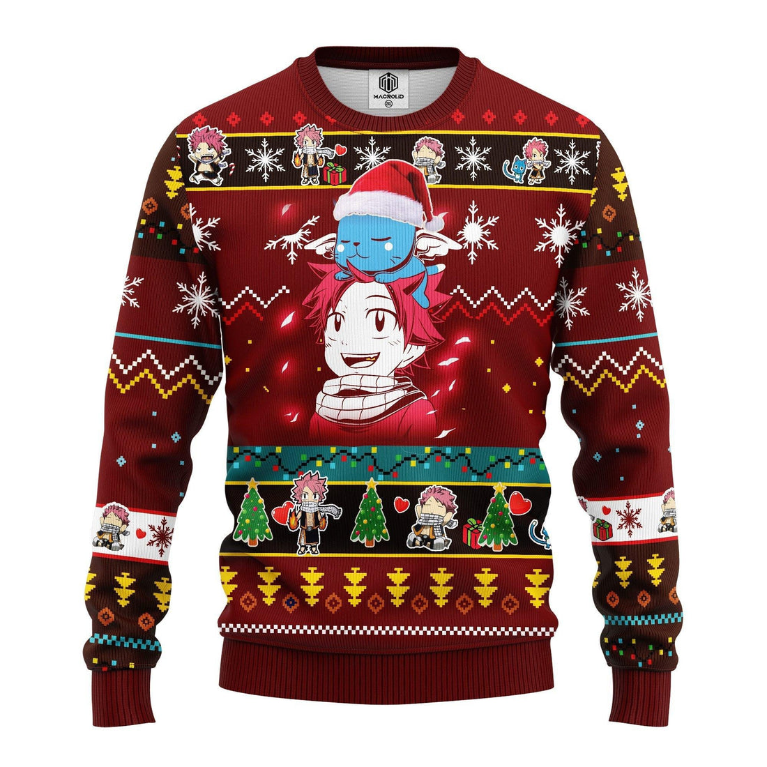 Natsu Fairy Tail Anime Ugly Christmas Sweater 277