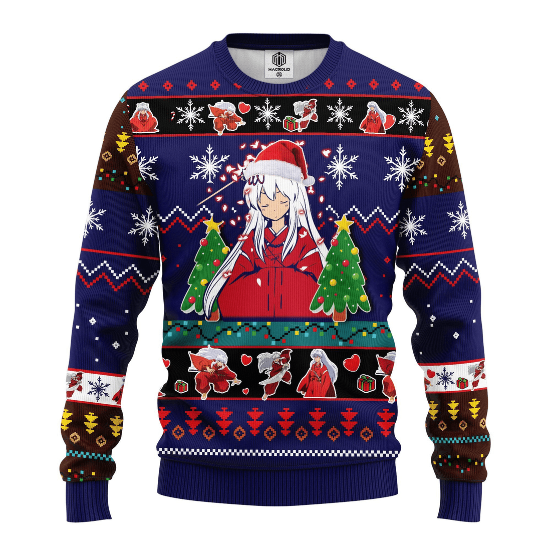 Inuyasha Anime 5 Ugly Sweater Gifts, Inuyasha Anime Gift Fan Ugly Sweater