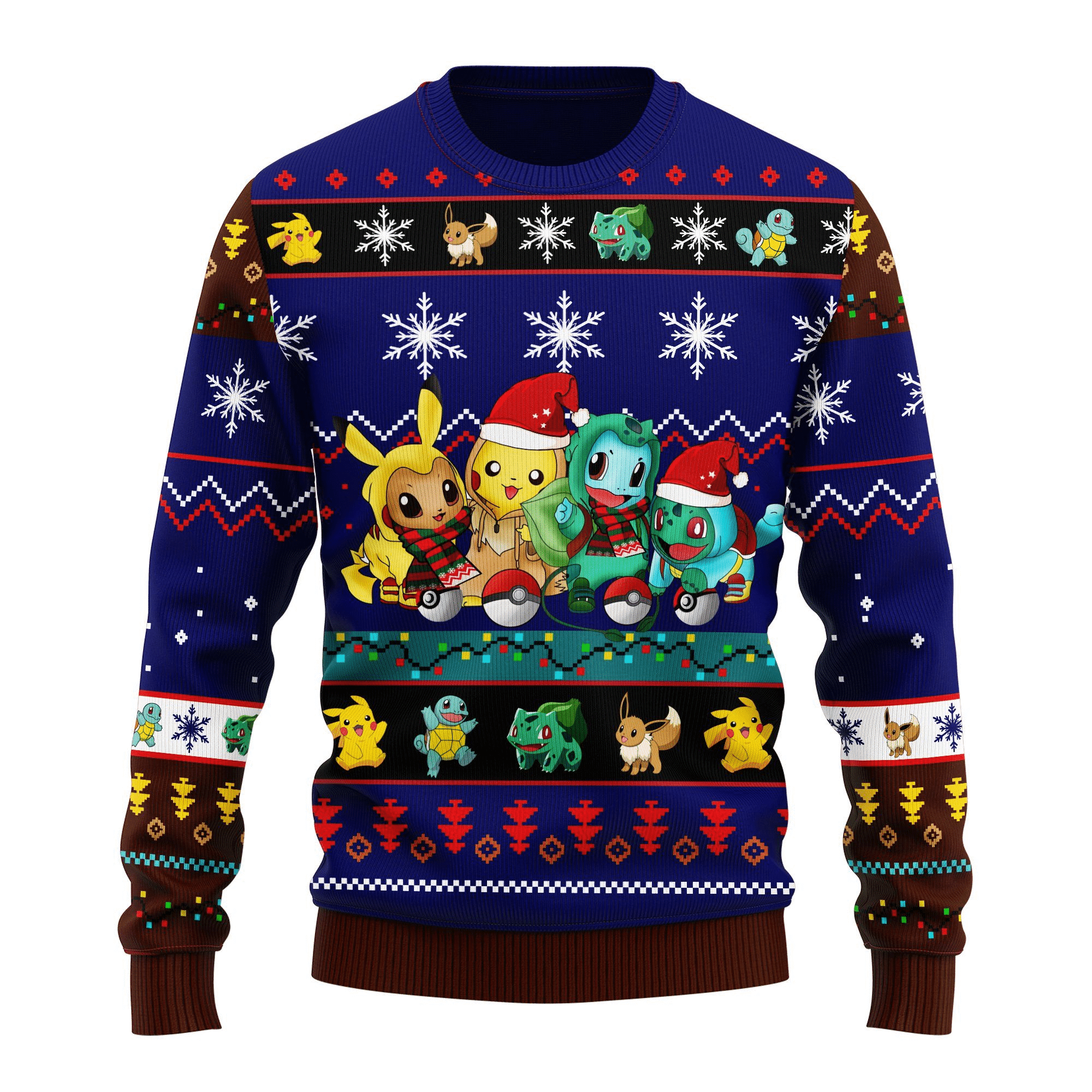 Pokemon Anime 37 Ugly Sweater Gifts, Pokemon Anime Gift Fan Ugly Sweater
