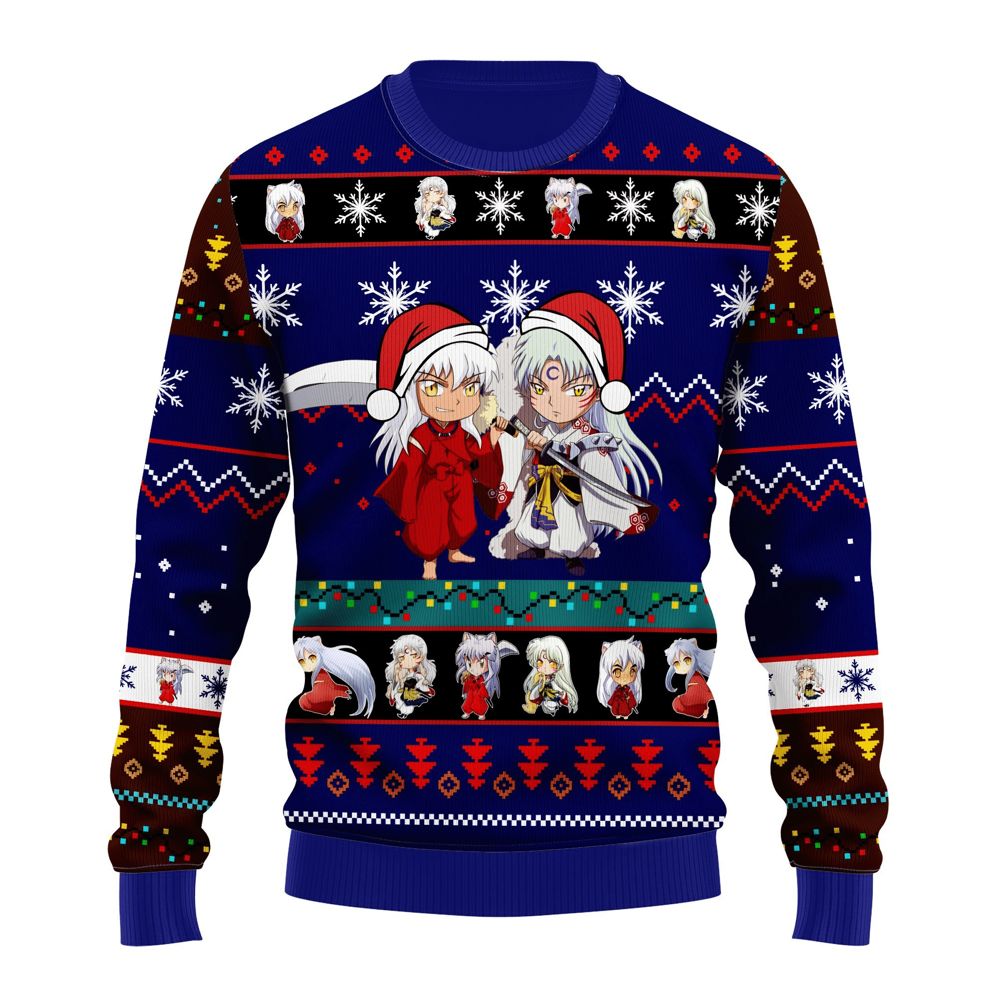 Inuyasha Anime 6 Ugly Sweater Gifts, Inuyasha Anime Gift Fan Ugly Sweater