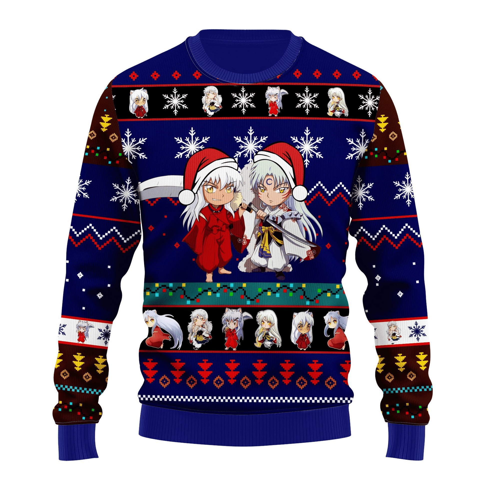 Inuyasha Anime 6 Ugly Sweater Gifts, Inuyasha Anime Gift Fan Ugly Sweater