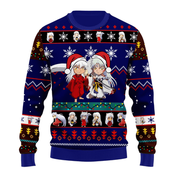 Inuyasha Anime 6 Ugly Sweater Gifts, Inuyasha Anime Gift Fan Ugly Sweater
