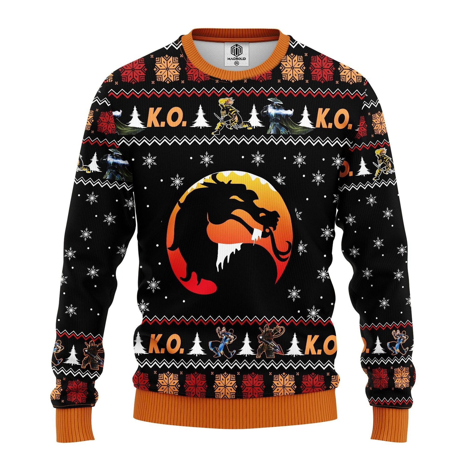 Mortal Kombat Gaming Ugly Christmas Sweater