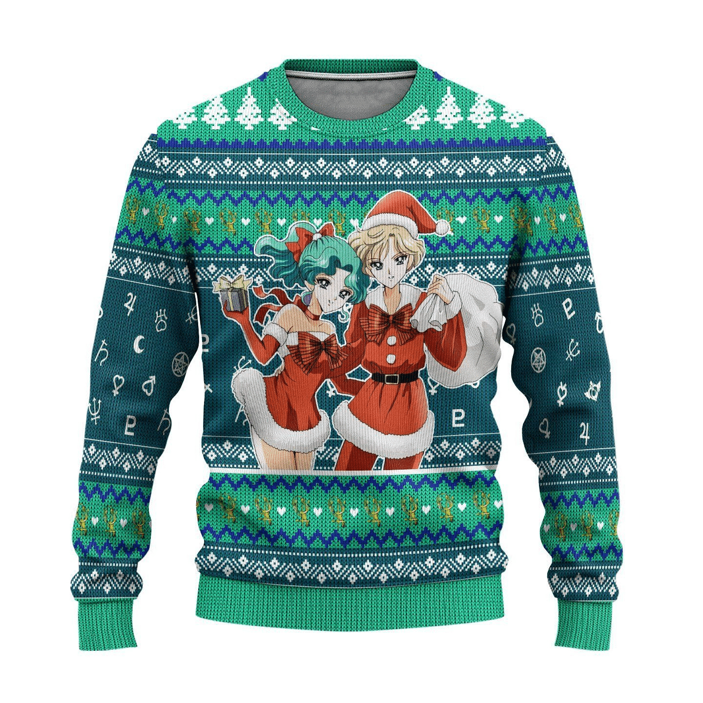 Sailor Moon Anime 5 Ugly Sweater Gifts,sailor Moon Anime Gift Fan Ugly Sweater