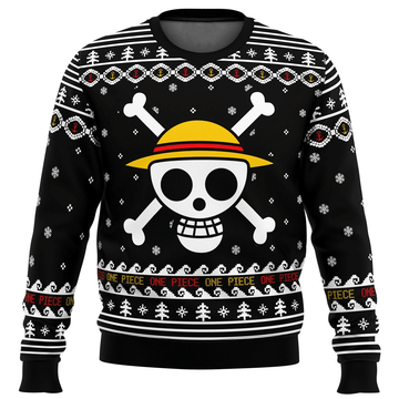 One Piece Anime Straw Hat Priate 27 Ugly Sweater Gifts, One Piece Anime Gift Fan Ugly Sweater
