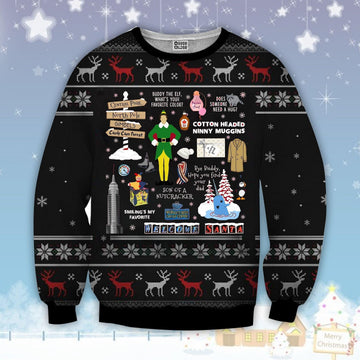 Son Of A Nutcracker Elf Ugly Sweater, Christmas Gift, Elf Ugly Christmas Sweater Son Of A Nutcracker