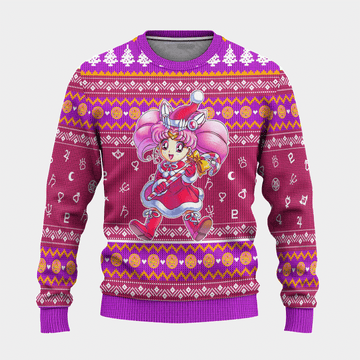 Sailor Moon Anime Chibiusa Tsukino 11 Ugly Sweater Gifts, Sailor Moon Anime Gift Fan Ugly Sweater