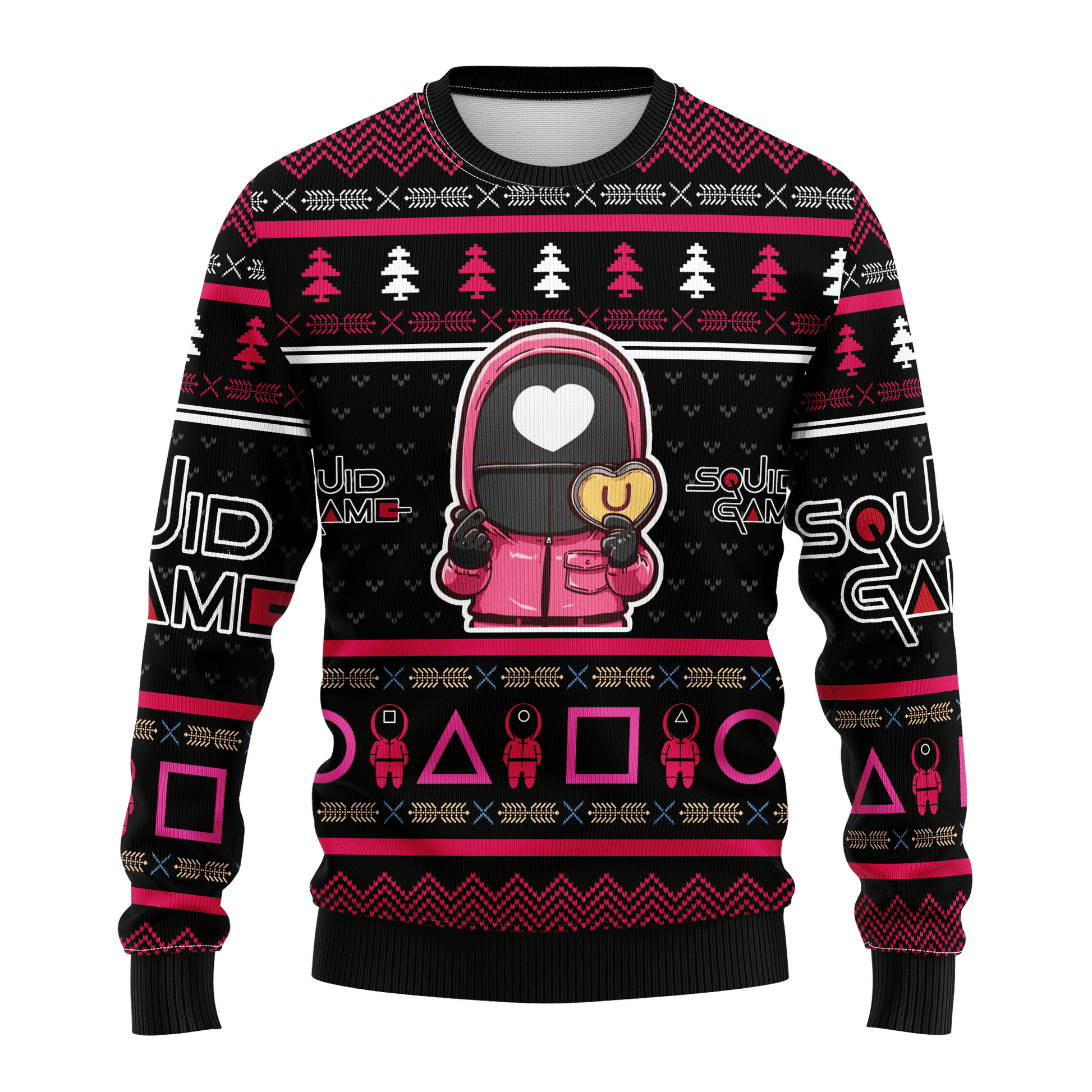 Squid Game Series 4 Ugly Sweater Gifts, Squid Game Series Gift Fan Ugly Sweater