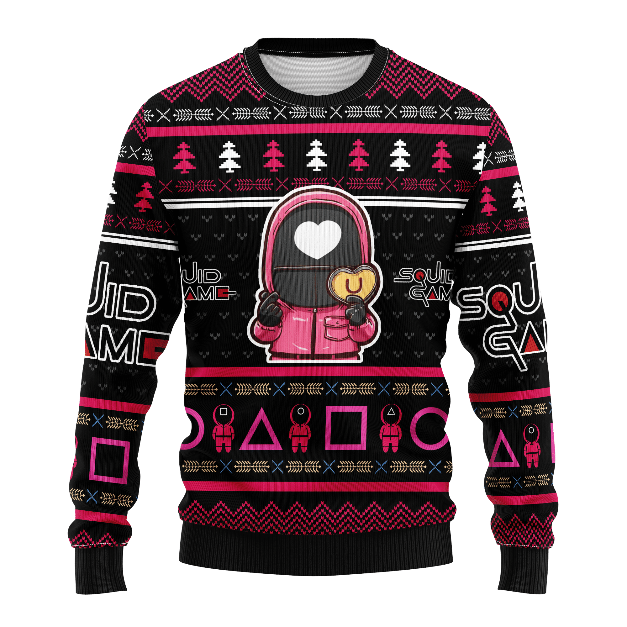 Squid Game Series 4 Ugly Sweater Gifts, Squid Game Series Gift Fan Ugly Sweater
