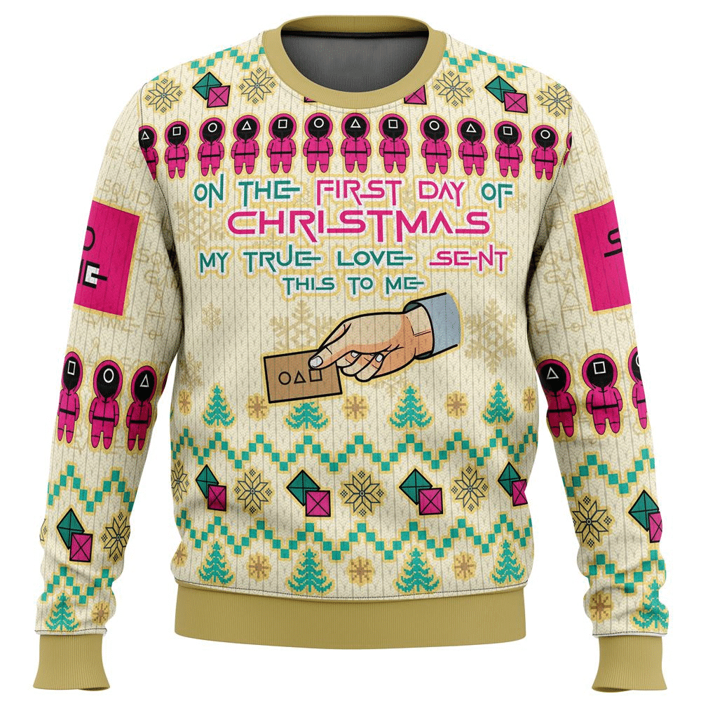Squid Game Series 9 Ugly Sweater Gifts, Squid Game Series Gift Fan Ugly Sweater