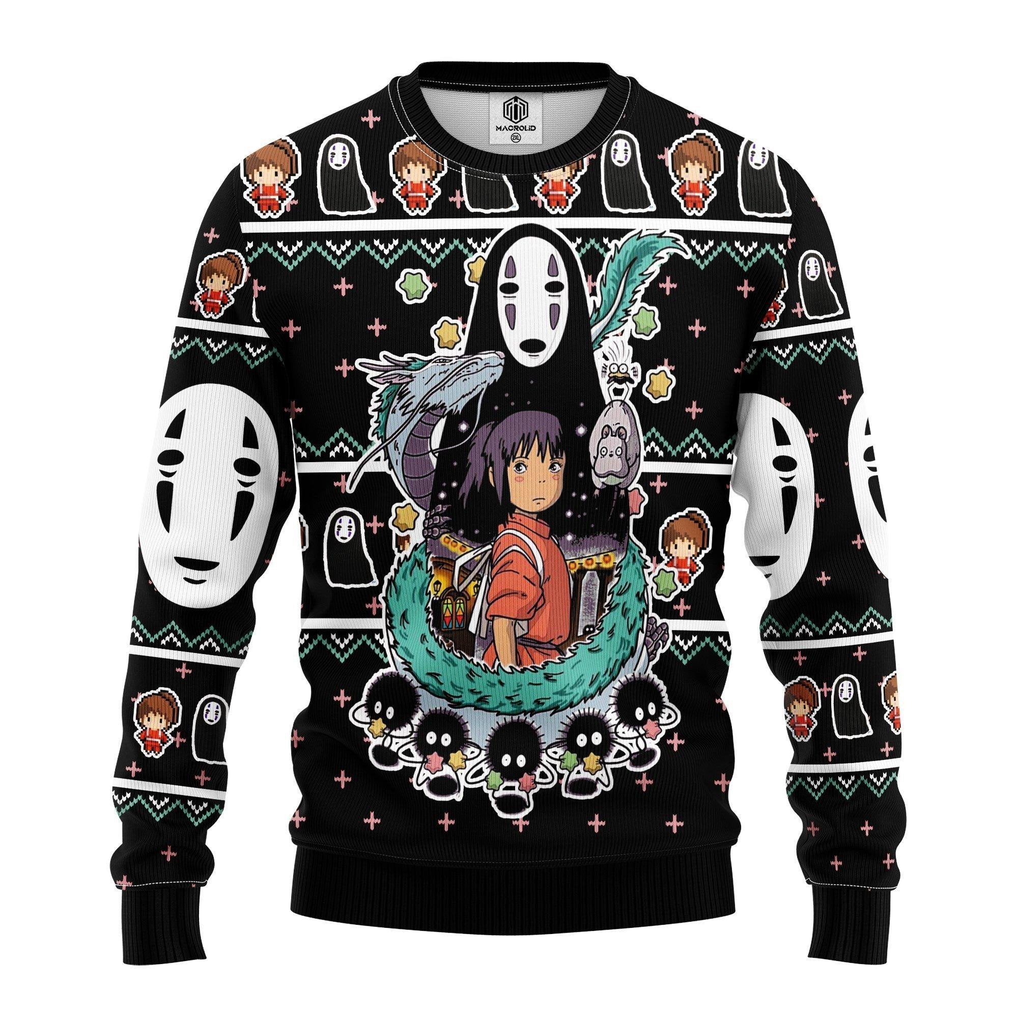 Spirited Away Studio Ghibli Ugly Christmas Sweater 20