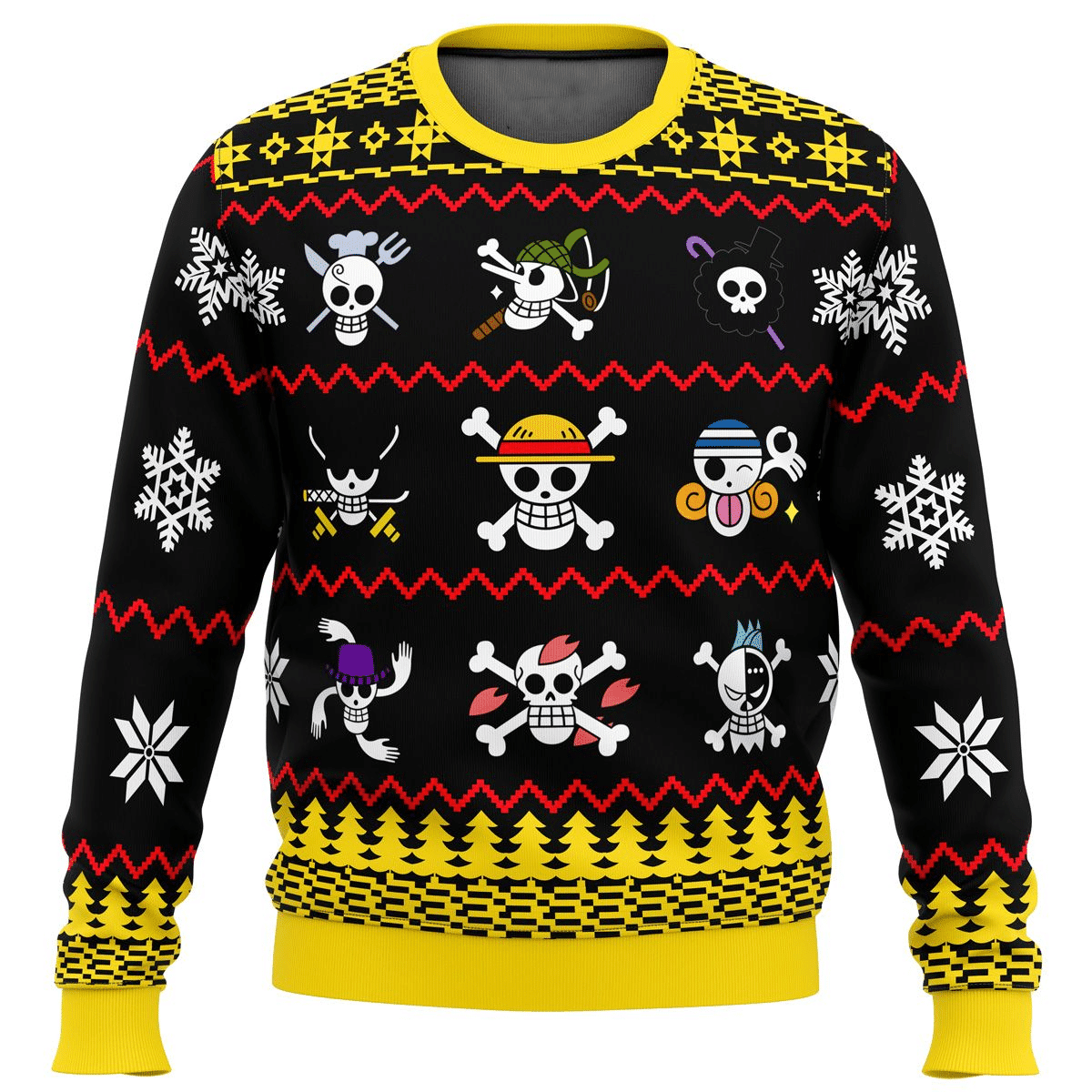 One Piece Anime 10 Ugly Sweater Gifts, One Piece Anime Gift Fan Ugly Sweater