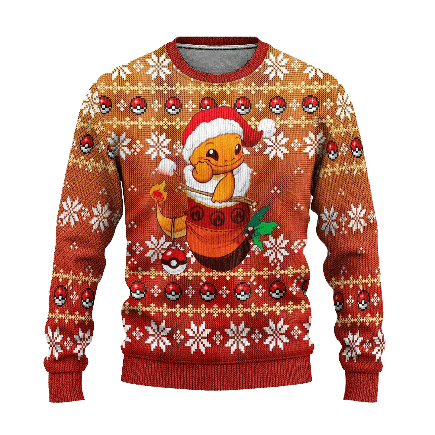 Pokemon Anime Charizard 61 Ugly Sweater, Pokemon Anime Gift Fan Ugly Sweater