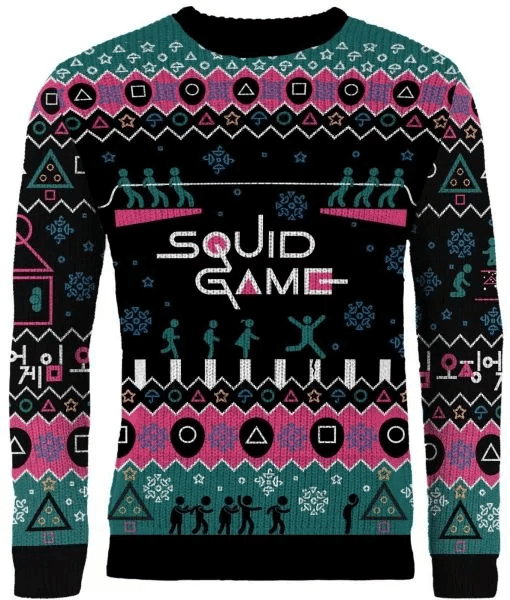 Squid Game Merry Squidmas Christmas Sweater, Squid Game Christmas Gift,squid Game Christmas Shirt