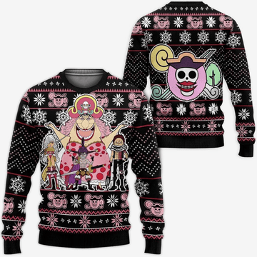 One Piece Anime Big Mom Pirates 68 Ugly Sweater Gifts, One Piece Anime Gift Fan Ugly Sweater