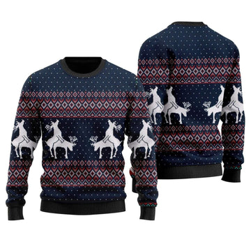 Reindeer Funny Christmas Ugly Sweater, Reindeer Funny Christmas Gift, Reindeer Funny Christmas Shirt