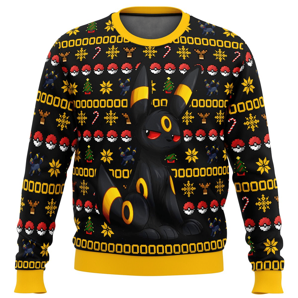 Pokemon Anime Umbreon 15 Ugly Sweater, Pokemon Anime Gift Fan Ugly Sweater