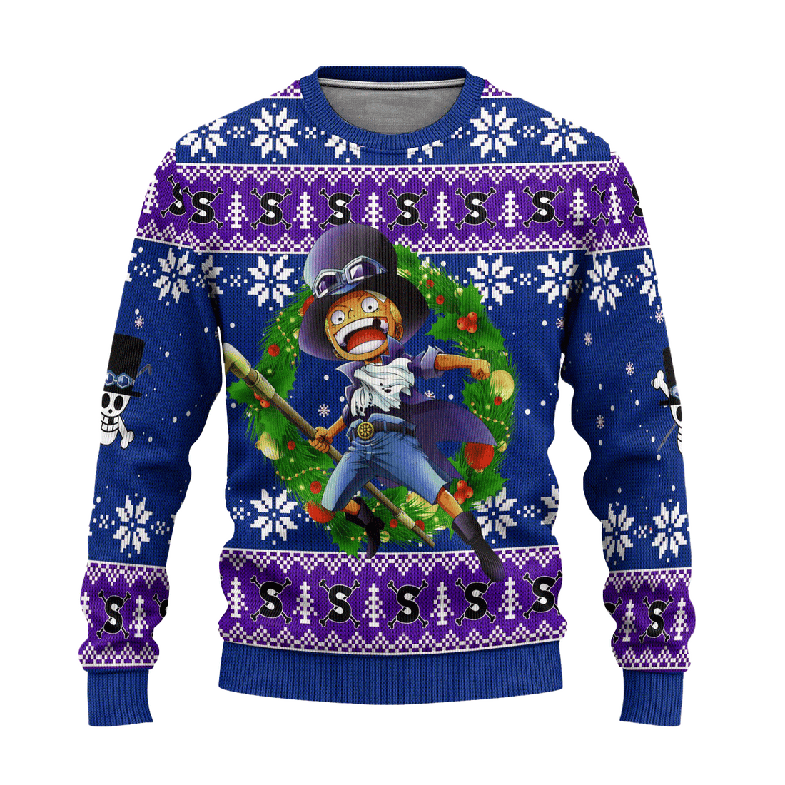 One Piece Anime Sabo 56 Ugly Sweater, One Piece Anime Gift Fan Ugly Sweater