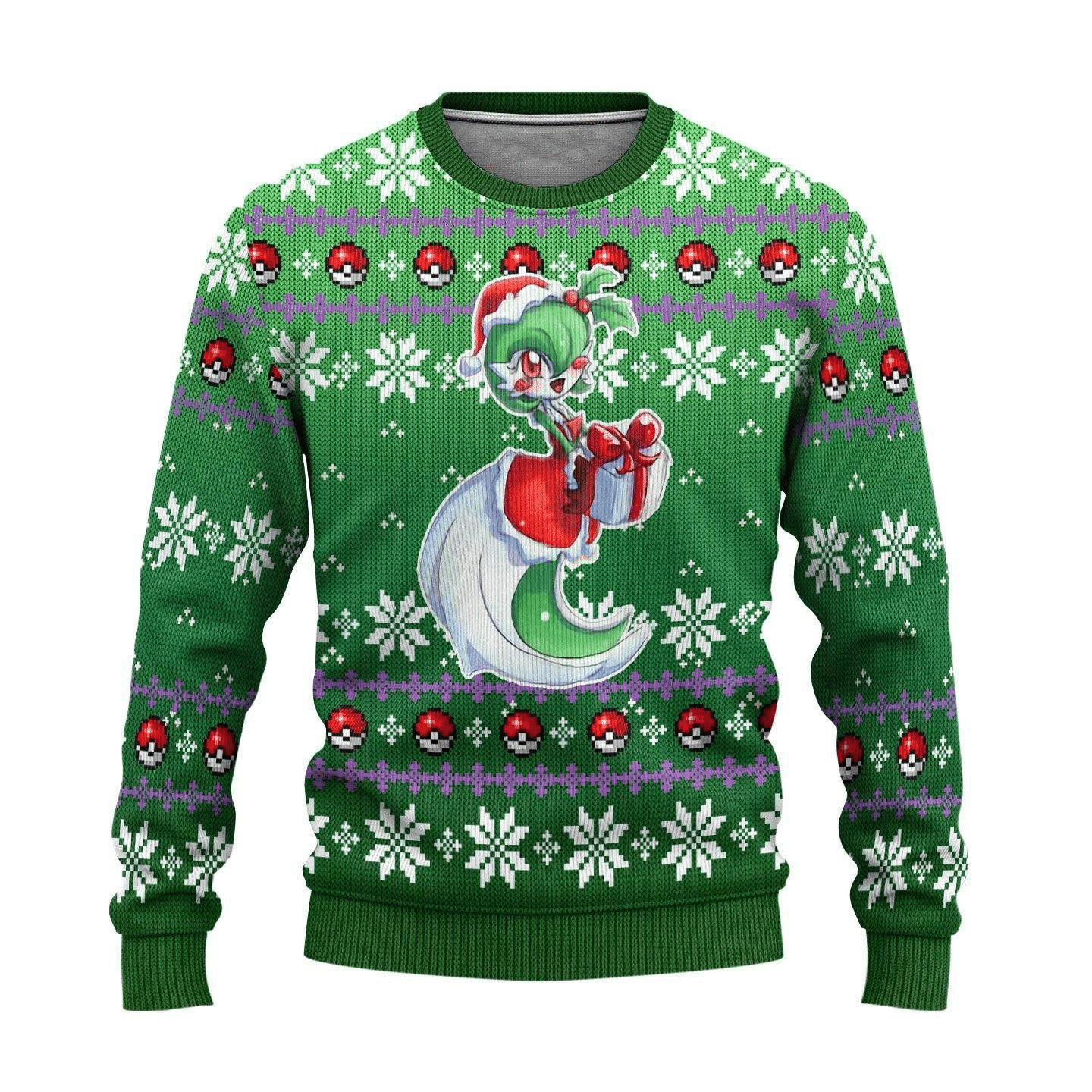 Pokemon Anime Gardevoir 24 Ugly Sweater Gifts, Pokemon Anime Gift Fan Ugly Sweater