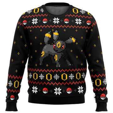 Pokemon Anime Umbreon 16 Ugly Sweater Gifts, Pokemon Anime Gift Fan Ugly Sweater