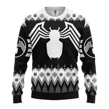 Spider Man Marvel Comics Gifts, Spider Man Logo Ugly Christmas Sweater
