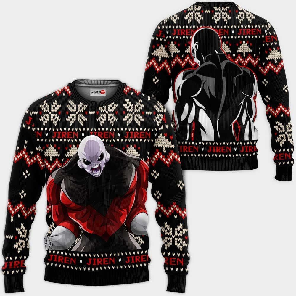Jiren Ugly Christmas Sweater Anime Dragon Ball Xmas Gifts 1k90,dragon Ball Anime Xmas Christmas Gift Fan